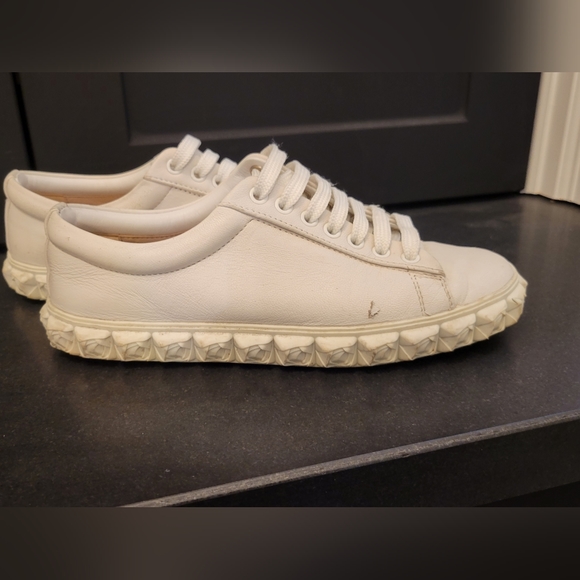 STUART WEITZMAN CoverStory white leather sneaker - Picture 7 of 10